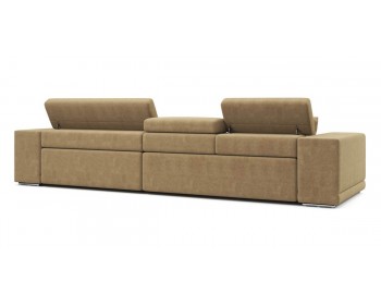 Угловой диван Satellite-S с широкой оттоманкой