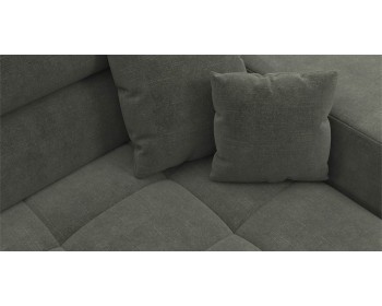 Угловой диван Satellite-S с широкой оттоманкой