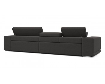 Угловой диван Satellite-S с широкой оттоманкой