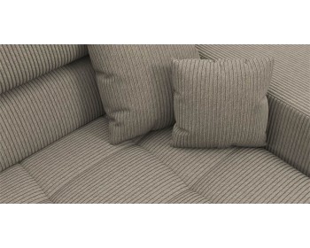 Угловой диван Satellite-S с широкой оттоманкой