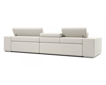 Угловой диван Satellite-S с широкой оттоманкой