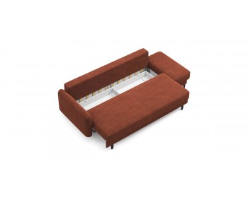 Прямой диван Фрост с одним ом никель