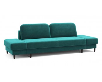 Прямой диван Фрост с двумя ами никель