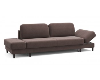 Прямой диван Фрост с двумя ами никель