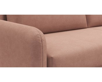 Прямой диван Фрост с одним ом брауни