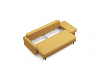 Прямой диван Фрост с одним ом брауни