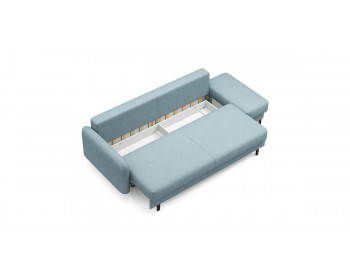 Прямой диван Фрост с одним ом брауни