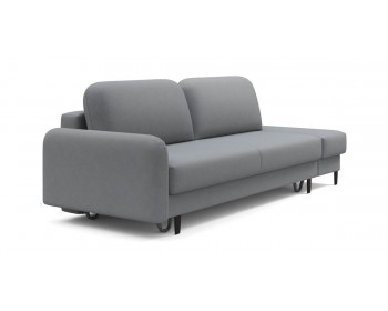 Прямой диван Фрост с одним ом брауни