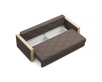 Диван прямой Вилла  декор дуб каньон 228 прямой Капучино