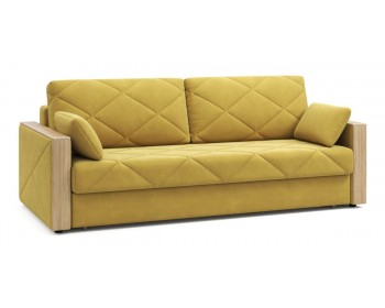 Диван прямой Вилла  декор дуб каньон 228 прямой Горчичный