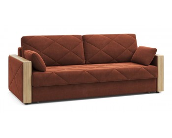 Диван прямой Вилла  декор дуб каньон 228 прямой Терракотовый