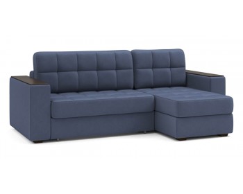 Угловой диван Гринвич  22 узкие подлокотники декор венге