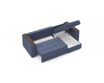 Угловой диван Гринвич  22 узкие подлокотники декор венге