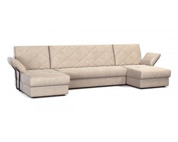 Диван угловой П-образный Баден  с подлокотниками 423 угловой Бежевый