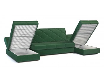 Диван П-образный Баден с подлокотниками