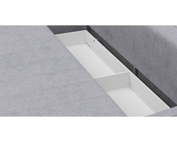 Диван прямой Маджента 224 прямой Темно-серый