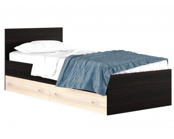 Кровать с матрасом и ящиком Виктория (80х200)