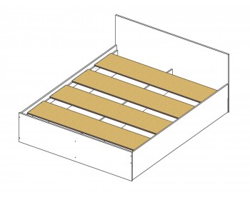 Кровать с блоком и матрасом Promo B Cocos Виктория (140х200)