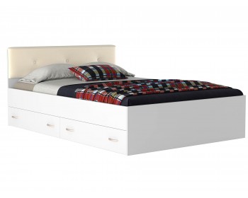 Кровать с ящиками и матрасом Promo B Cocos Виктория ЭКО-П (140х200)