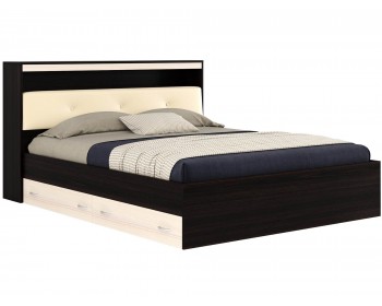 Кровать с блоком, ящиками и матрасом Promo B Cocos Виктория ЭКО-П (180х200)