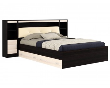 Кровать с пб, ящиками, тумбами и матрасом Promo B Cocos Виктория ЭКО-П (160
