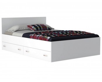 Кровать с ящиками и комплектом для сна Виктория (120х200)