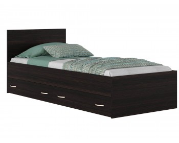 Кровать с ящиками и комплектом для сна Виктория (90х200)