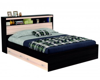 Кровать с блоком, ящиками и комплектом для сна Виктория (180х200)