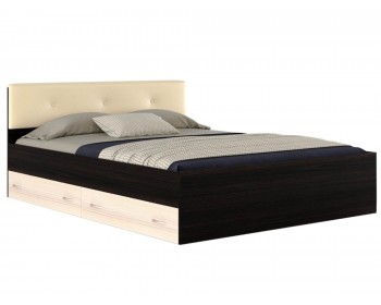 Кровать с ящиками и комплектом для сна Виктория ЭКО-П (160х200)