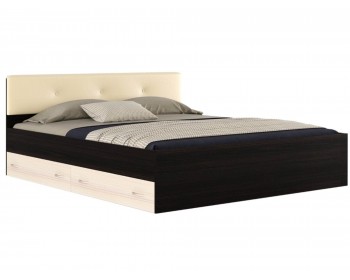 Кровать с ящиками и комплектом для сна Виктория ЭКО-П (180х200)