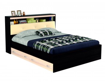Кровать с блоком, ящиками и комплектом для сна Виктория ЭКО-П (160х20