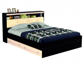 Кровать с блоком, ящиками и комплектом для сна Виктория ЭКО-П (180х20
