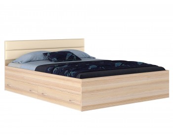 Кровать с ящиками и комплектом для сна Виктория-МБ (160х200)