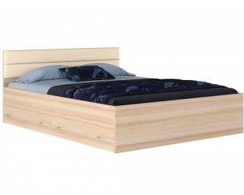 Кровать с ящиками и комплектом для сна Виктория-МБ (180х200)
