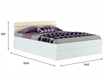 Кровать с ПМ и матрасом Николь МБ (160х200)