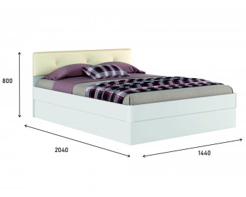 Кровать с ПМ Николь ЭКО-П (140х200)