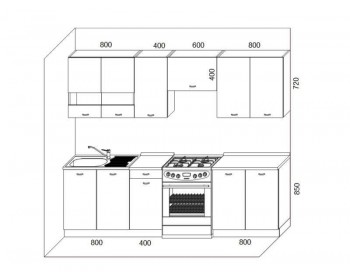 Кухонный гарнитур Микс-6