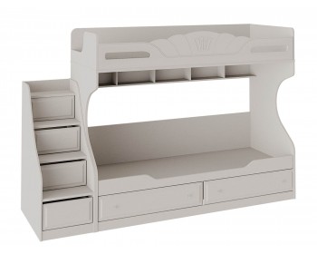 Кровать 2-х ярусная с приставной лестницей Сабрина (80x200)