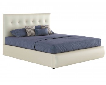 Мягкая интерьерная кровать "Селеста" 1400 белая