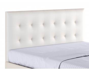 Кровать Мягкая интерьерная "Селеста" 1400 белая с матр