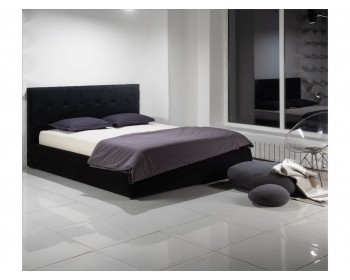 Мягкая кровать "Selesta" 1800 темная с подъемным механизмом