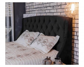 Кровать Мягкая "Stefani" 1600 темная с подъемным механ