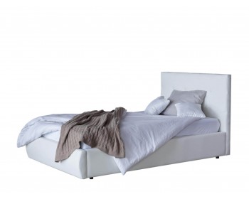 Мягкая кровать Селеста 1200 белая с подъем.механизмом