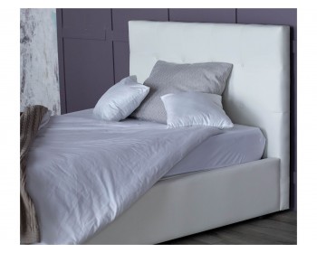 Мягкая кровать Селеста 1200 белая с подъем.механизмом