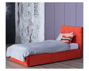 Кровать Мягкая Selesta 900 оранж с подъемным механизмом