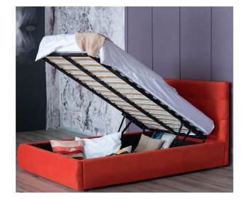 Кровать Мягкая Selesta 1200 оранж с подъемным механизмом