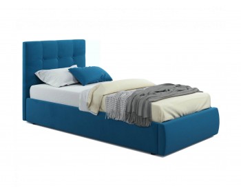 Мягкая кровать Selesta 900 синяя с ортопед.основанием