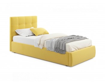 Кровать Мягкая Selesta 900 желтая с ортопед.основанием