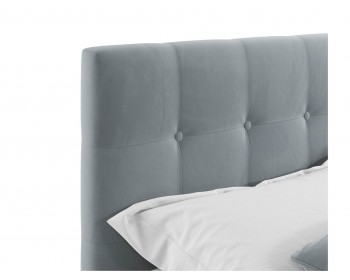 Мягкая кровать Selesta 900 серая с подъем.механизмом с матрасом ГОСТ
