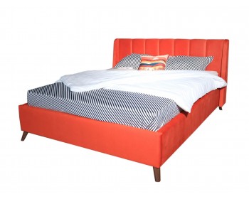 Кровать Мягкая Betsi 1600 оранж с подъемным механизмом